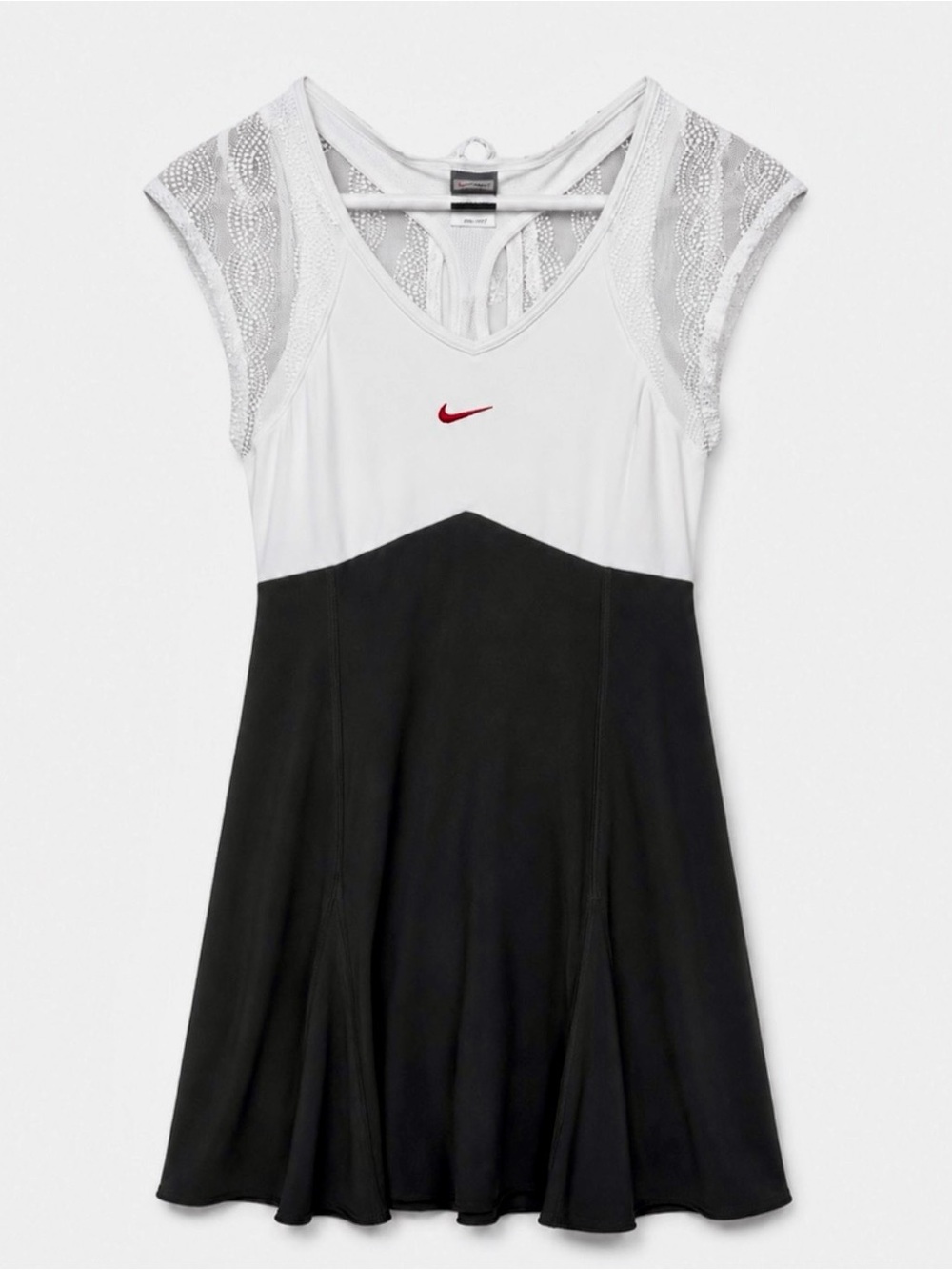 NIKE MARIA SHARAPOVA BLACK /WHITE TENNIS DRESS BEAUTIFUL RARE & HTF Size SMALL